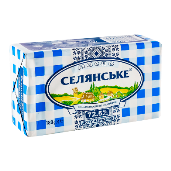 Масло солодковершкове, ТМ «Селянське», 72,5 % жиру, 180 г